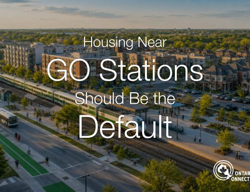 Housing Near GO Stations Should Be the Default
